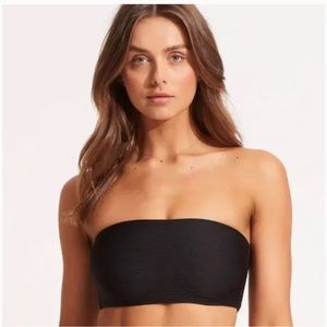 SEAFOLLY Australia Essentials tube top/ Black